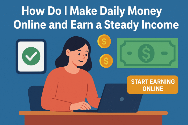 How Do I Make Daily Money Online and Earn a Steady Income